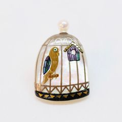 【即日発送可】Bird Cage pin