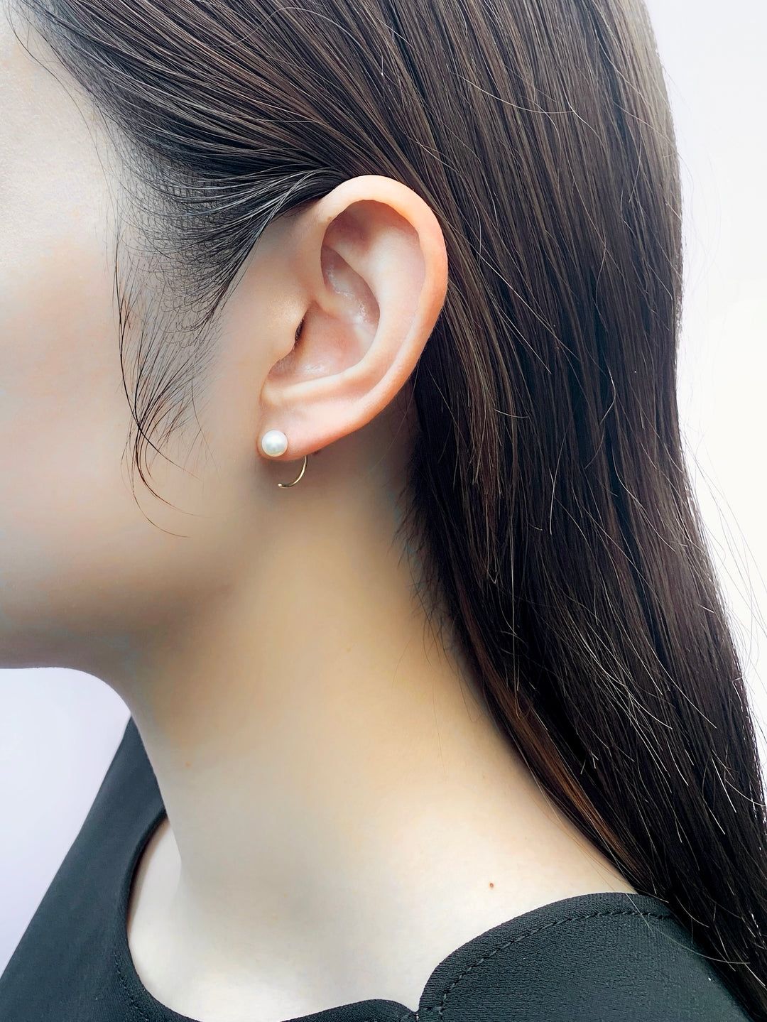 【即日発送可】スペクトラム パールピアス