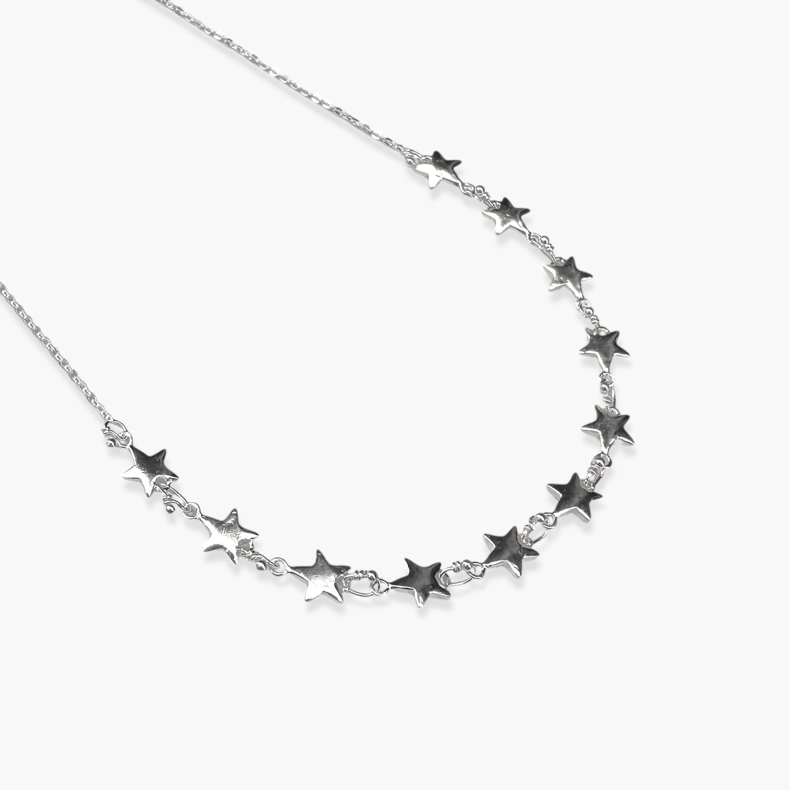 【即日発送可】スターネックレスS (シルバー)