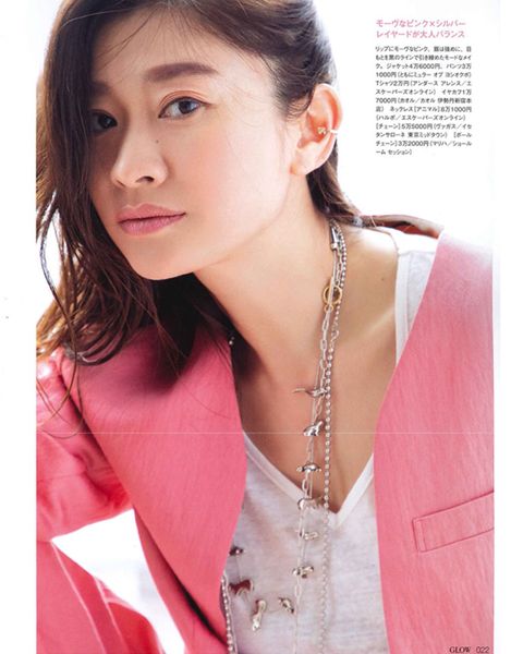 篠原涼子さん着用 GLOW7月号