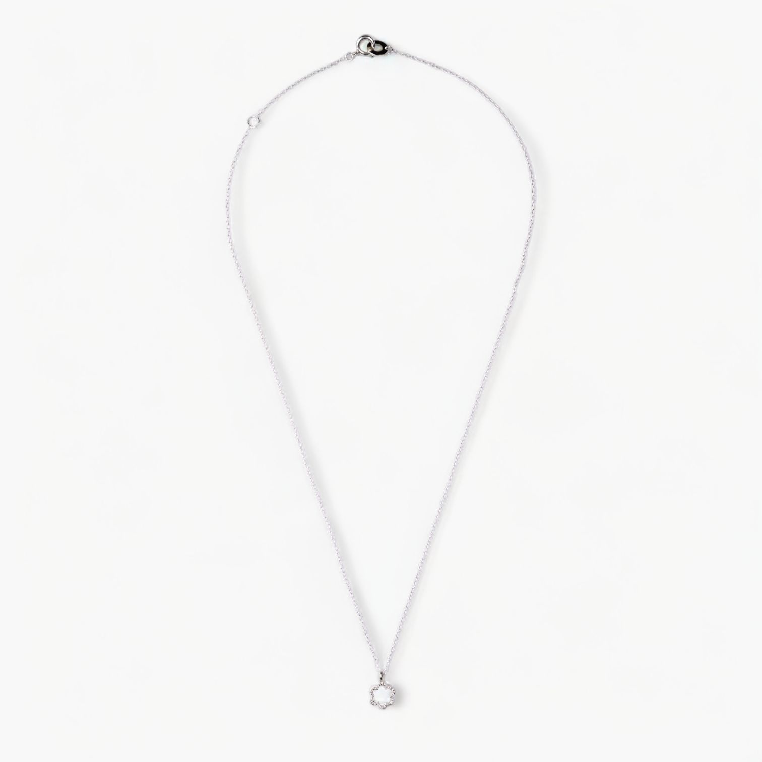 【即日発送可】ミニ ミモザ ネックレス／(シルバー)