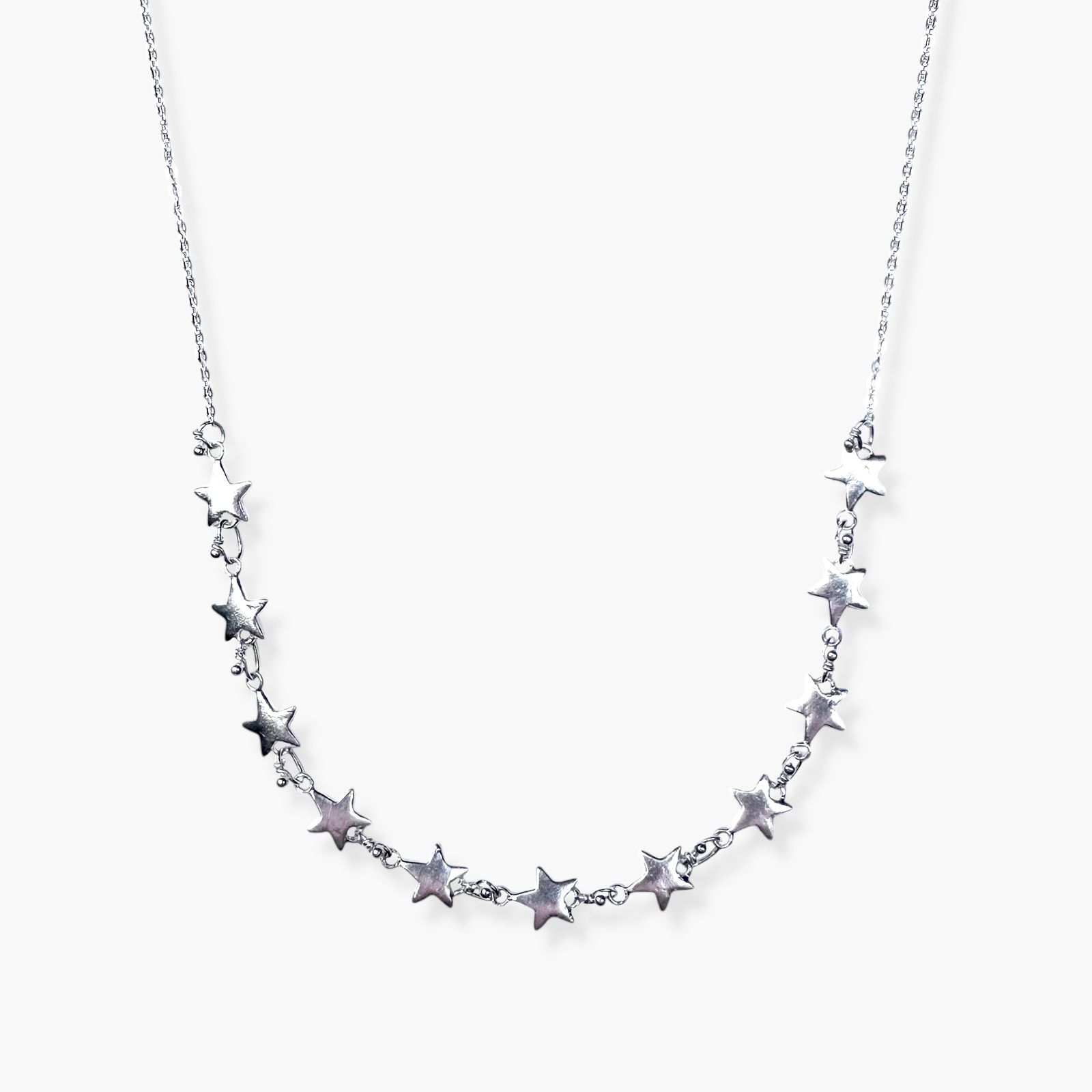 【即日発送可】スターネックレスS (シルバー)