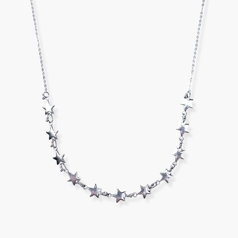 【即日発送可】スターネックレスS (シルバー)