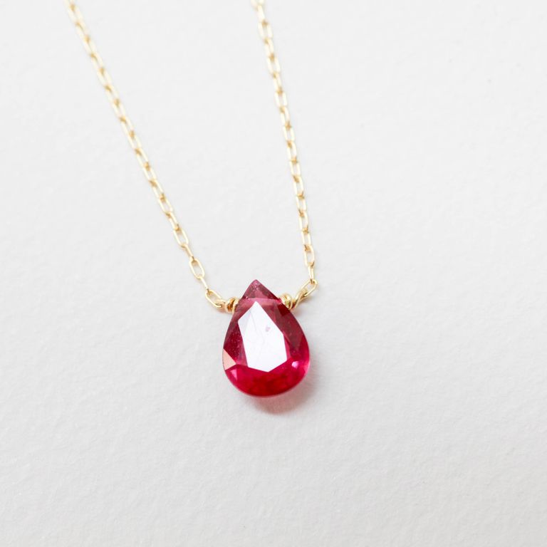 KAORU - ポロリンネックレス(7月の誕生石ルビー) | GENTiL|ジャン  