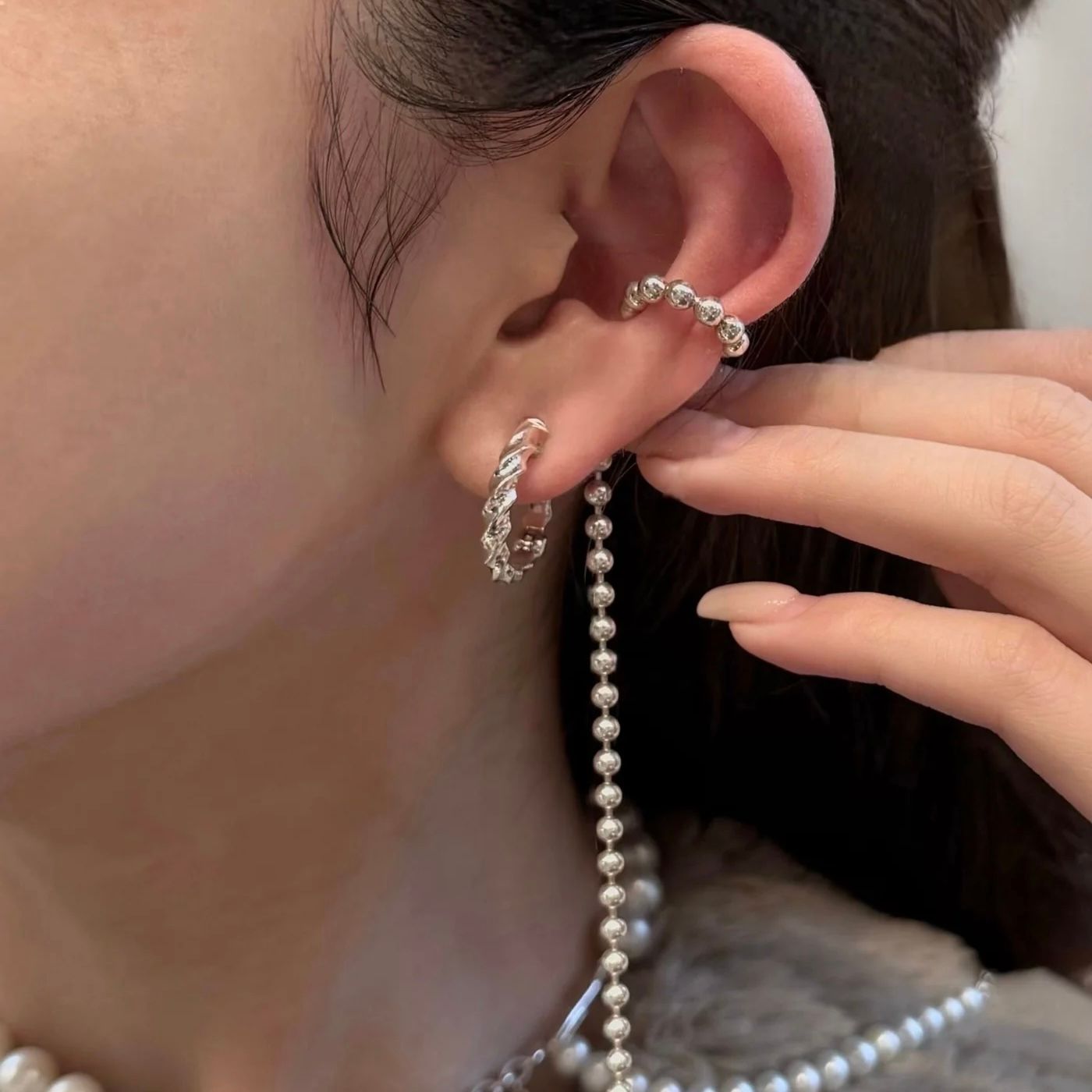 【即日発送可能】e.m./イヤカフ/2503-ER122