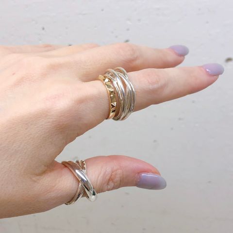 2021A/W新作スタッズコレクションのリングを中心にコーディネート【KAORU】