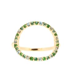 【フェア限定】グリッター オーバルリング (K10)(13号)＊現品限り