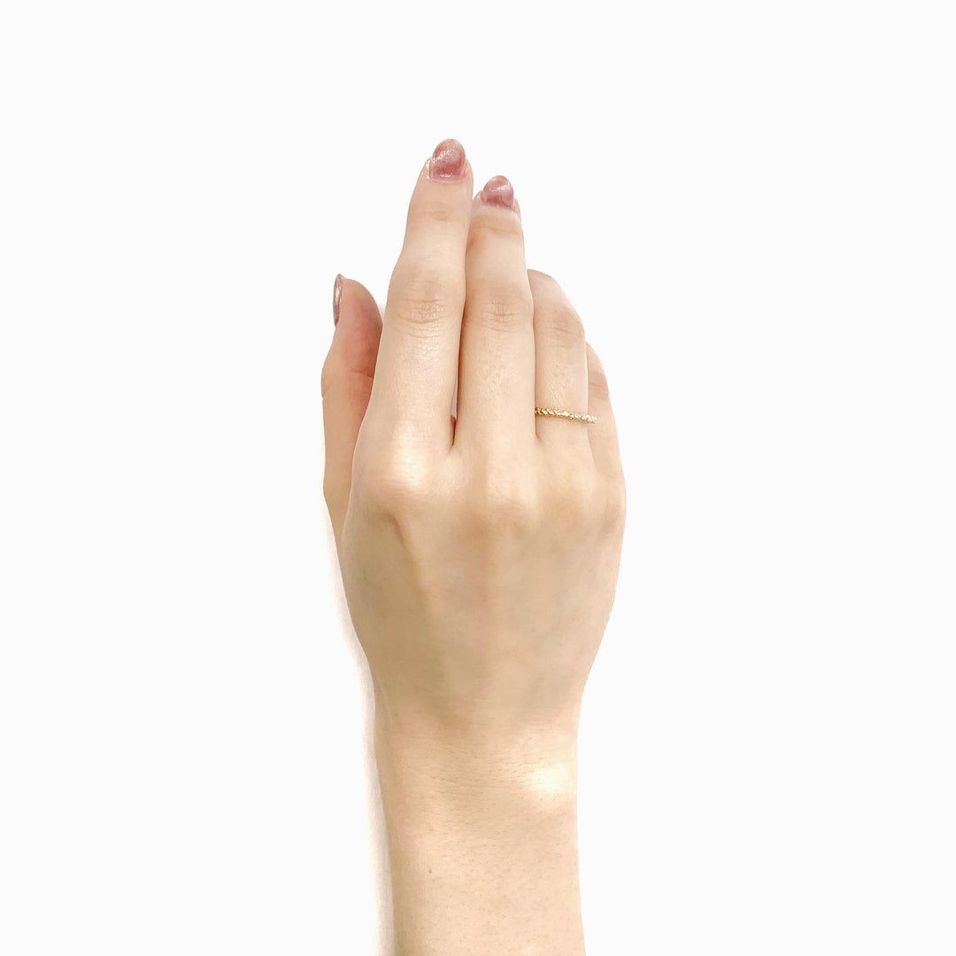 【即日発送可】スパングルリング(K10)(13号)＊廃番商品