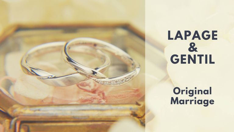 LAPAGE(ラパージュ)とGENTiLとのコラボ・限定の結婚指輪「くろねこ」