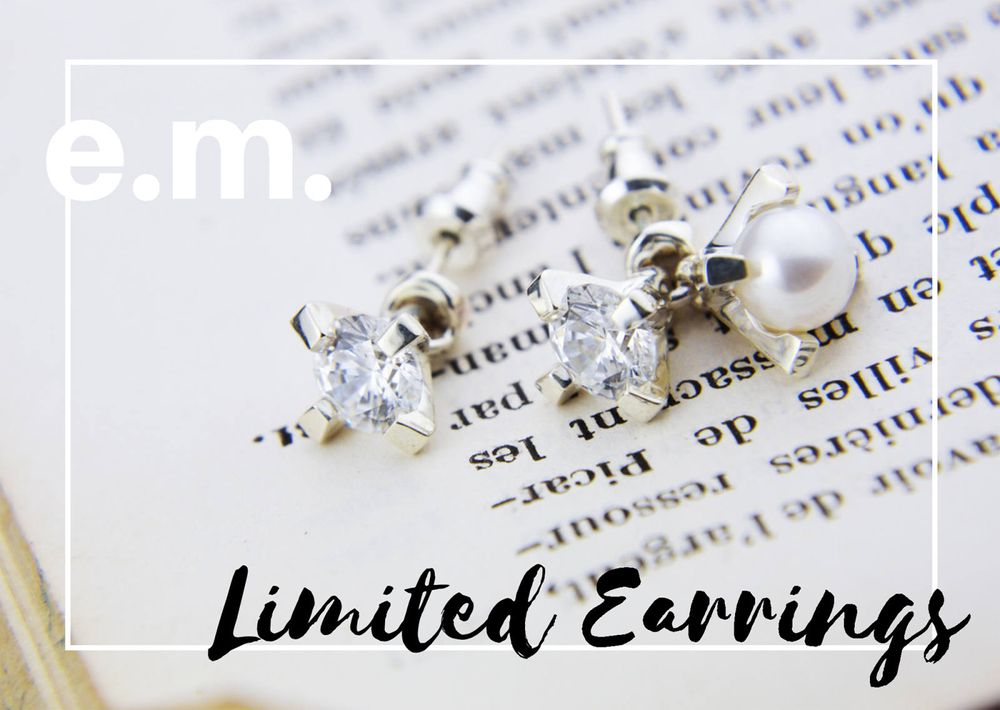 e.m.の金沢限定ピアスはサイズ感が秀逸です
