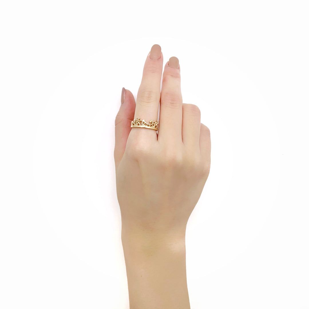 【即日発送可】フュージョンリング(S) フリーサイズ(K10PG)(K10GG)