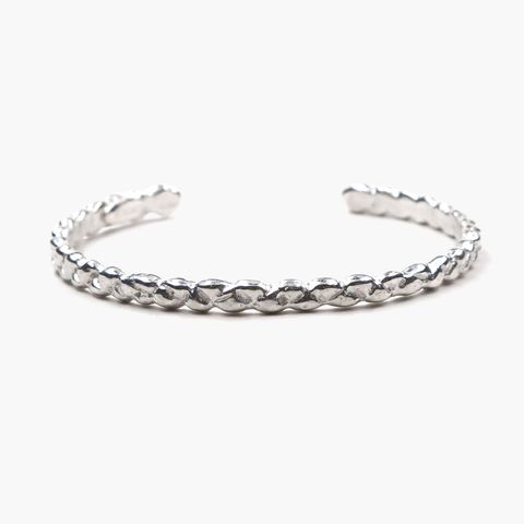 【即日発送可】クロッシング バングル (シルバー)＊廃番商品