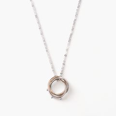 【即日発送可】ドットネックレス（シルバー/K10＊廃番商品