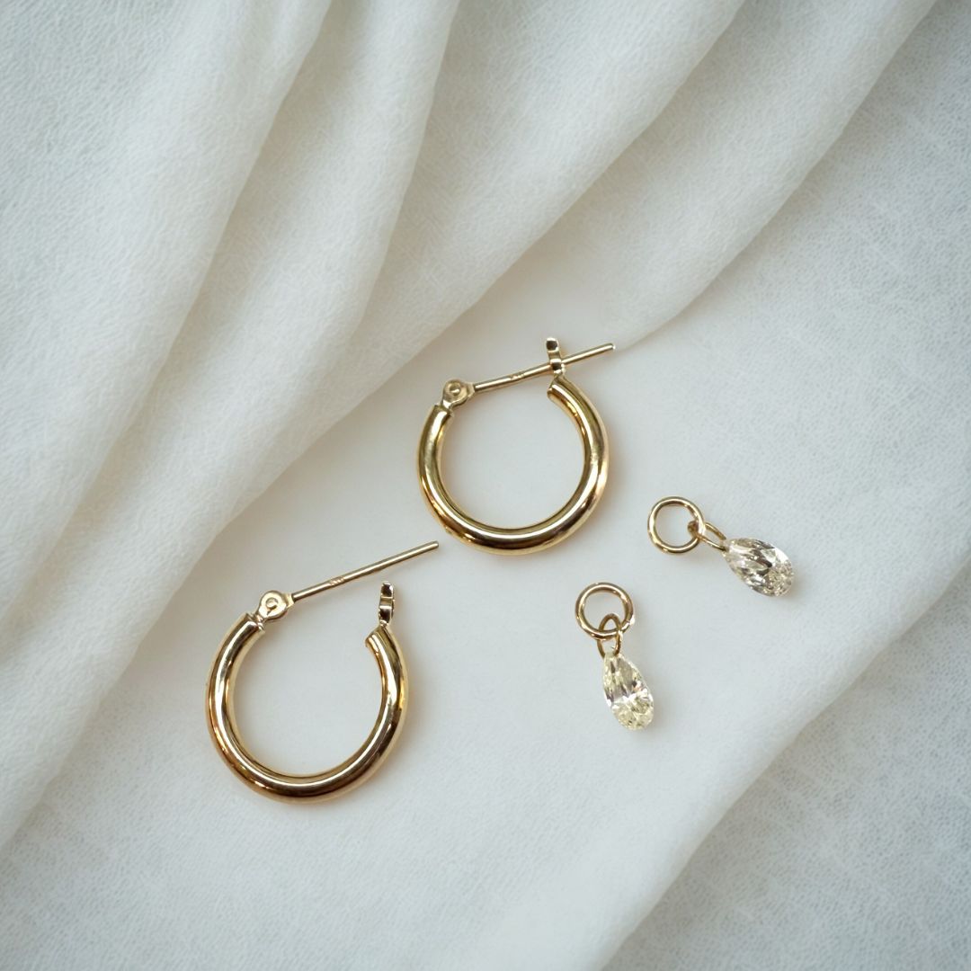 【フェア限定】ダイヤモンドピアス (K10)
