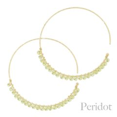 【即日発送可】キャンディピアス(L) ペリドット