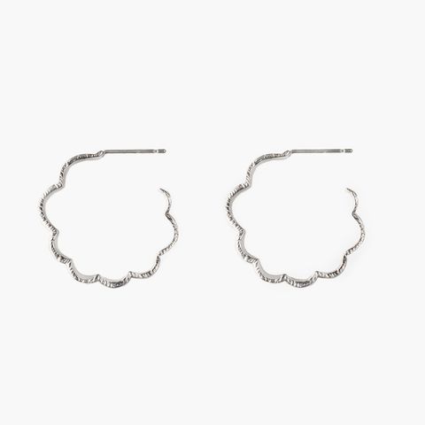 【即日発送可】ミモザピアス(M)(シルバー)