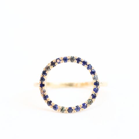 【フェア限定】グリッター ラウンドリング マルチカラー(K10)(13号)