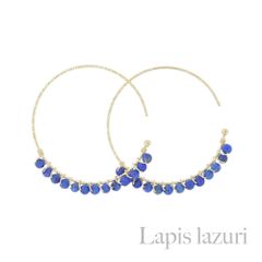 【即日発送可】キャンディピアス(M) ラピスラズリ