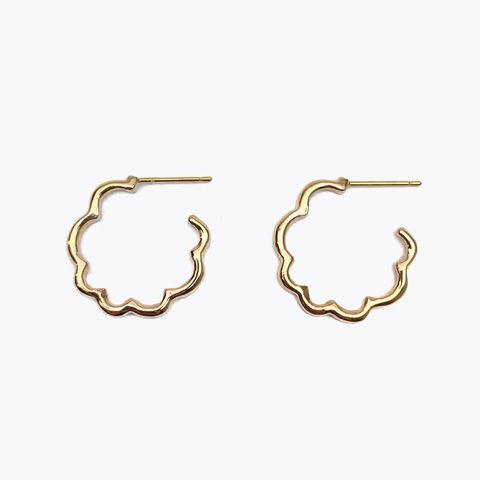 【即日発送可】ミモザピアス(K10)