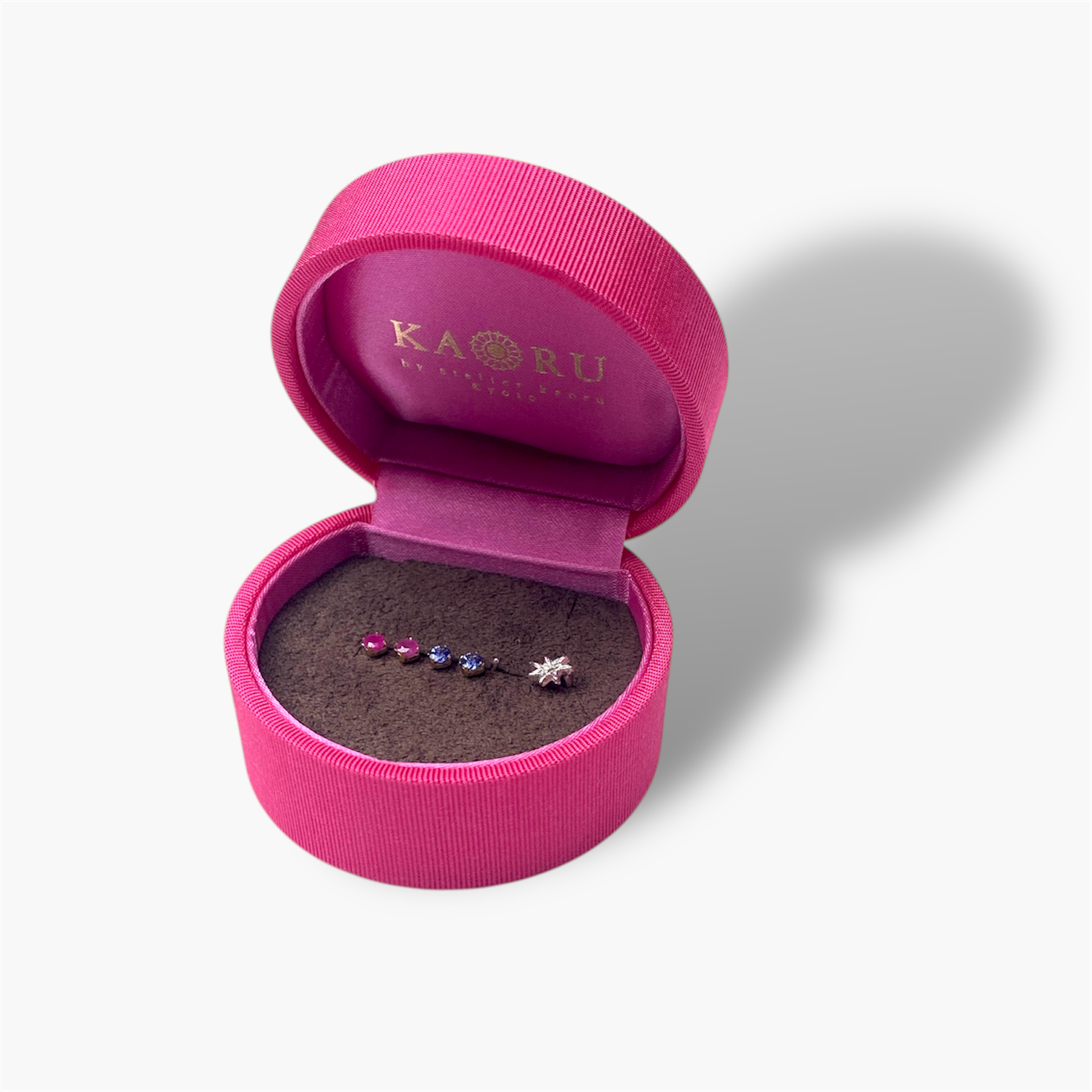 ピアスセット (ルビー/タンザナイト)