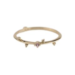 【受注商品】little emblem リング /LE-AR370(ピンクサファイア)