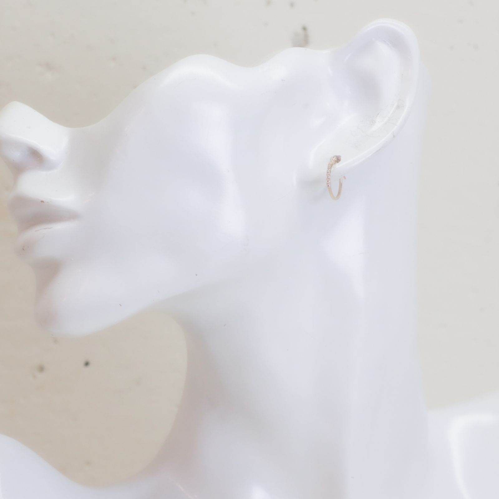 【即日発送可】エタニティダイヤピアス(K10)