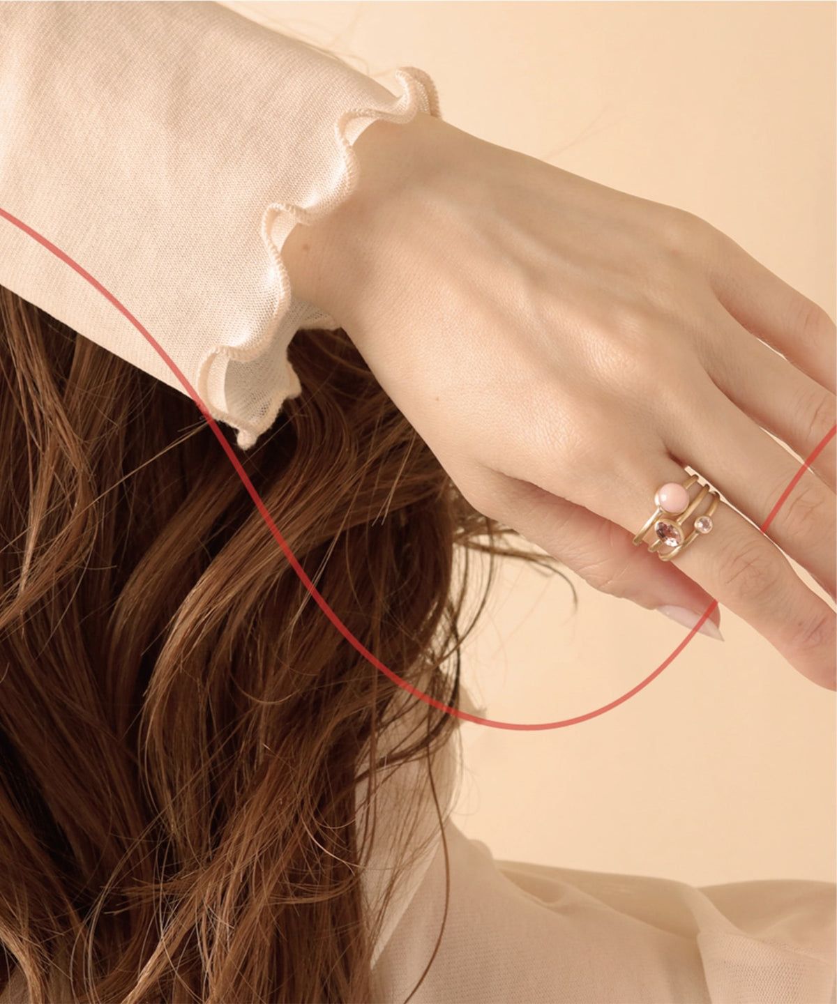 【受注商品】little emblem リング /LE-AR328