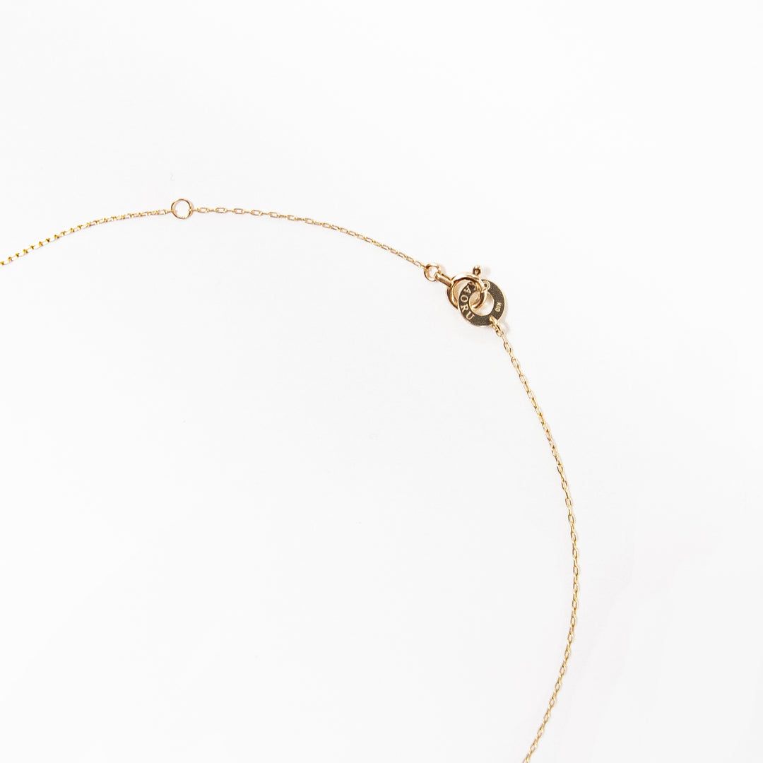 【フェア限定】グリッター ラウンドネックレス マルチカラー(K10)