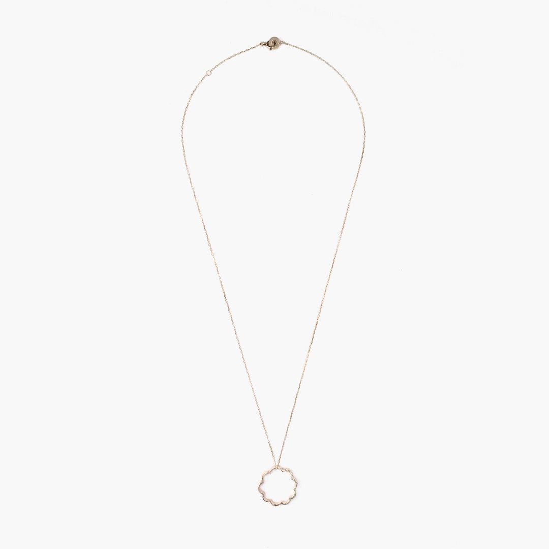 【即日発送可】ミモザネックレスM(K10)