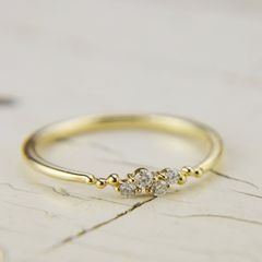 ダイヤモンドつぶつぶリング