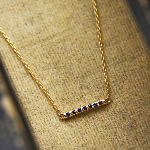 【即日発送可】ネブラネックレス(サファイア)*廃番商品