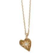 Rusty Thought | halo necklace-heart(ローズカットダイヤモンド)