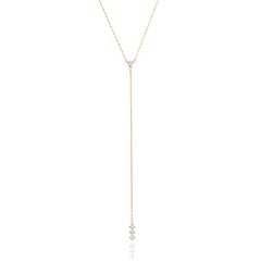 【取り寄せ商品】K18(Y/W) ダイヤロングネックレス