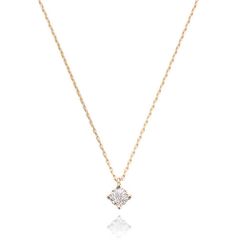 【取り寄せ商品】K10YG(トップのみWG)ダイヤモンドネックレス