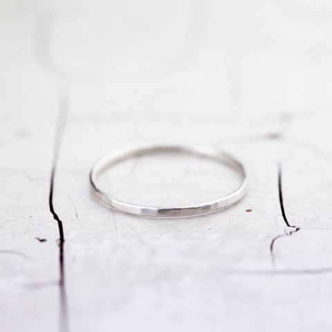 ポコポコリング 1.0mm / シルバー素材