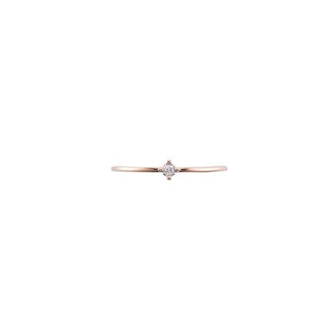 【お取り寄せ商品】K10(YG/PG/WG)ダイヤリング