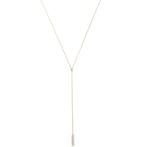 【お取り寄せ商品】K10YG/WG ダイヤロングネックレス