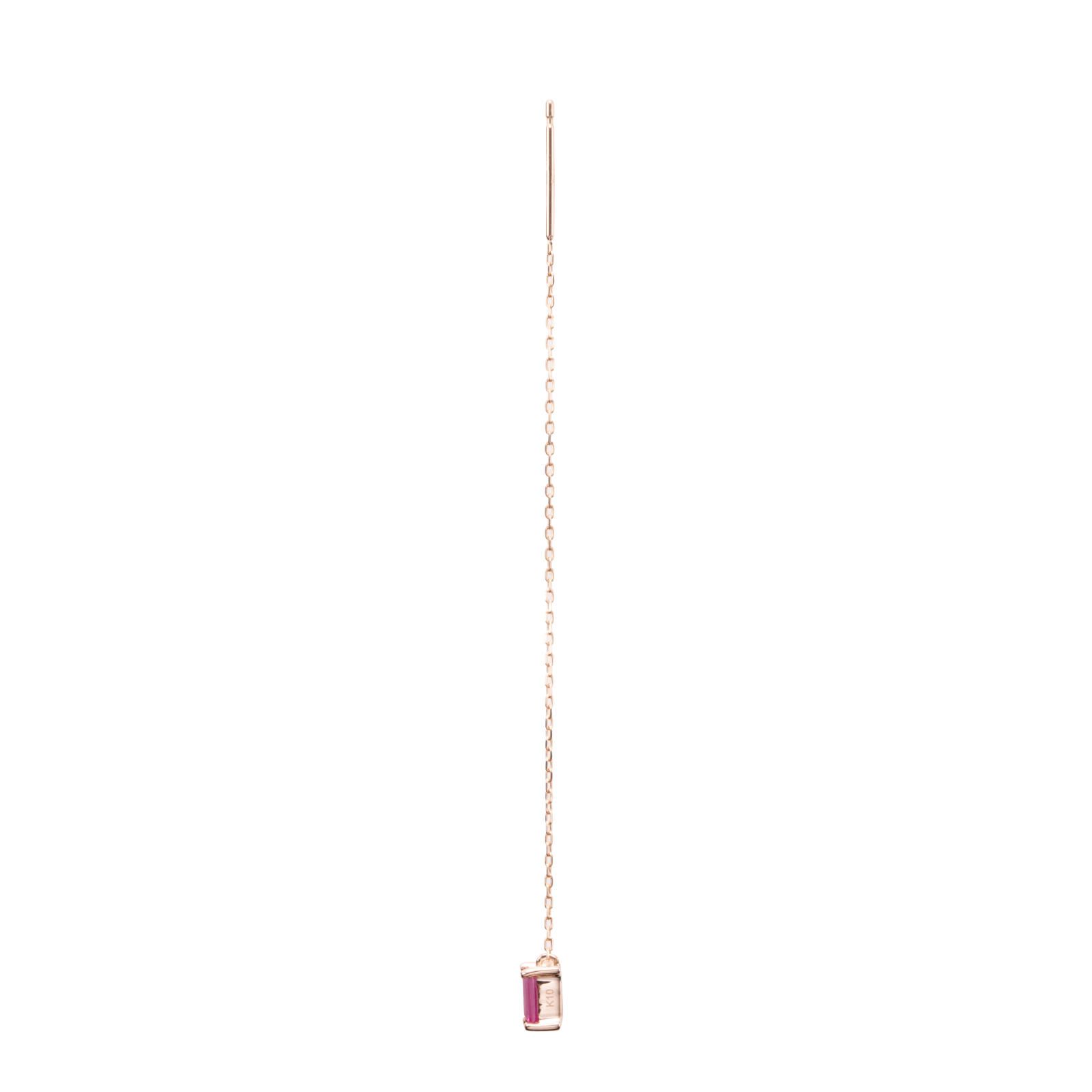 【お取り寄せ商品】K10PG ルビーピアス