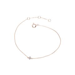 【お取り寄せ商品】K10(YG/PG/WG) ダイヤブレスレット