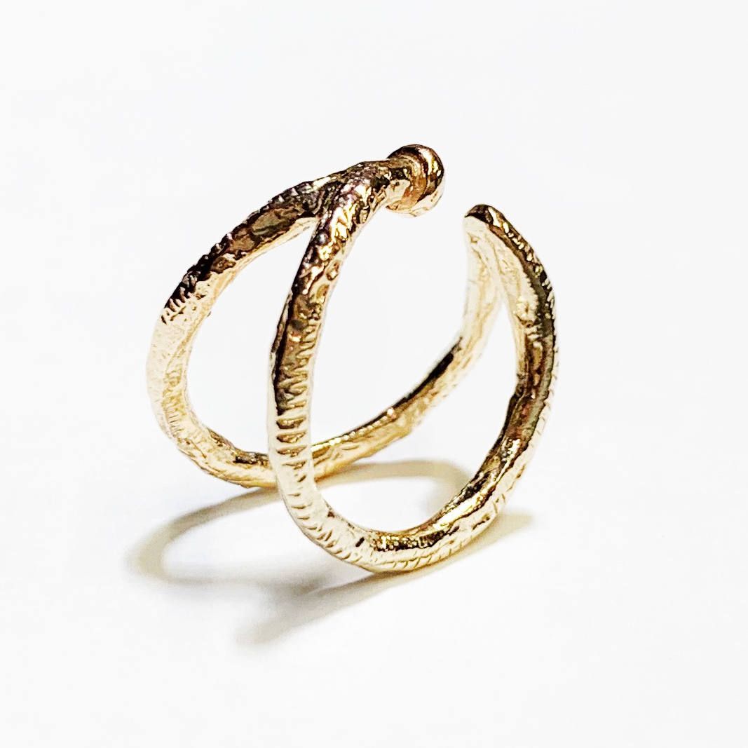 【即日発送可】ループ イヤカフ(K10)