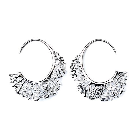 【即日発送可】トライバルレース ピアス S(シルバー)＊廃番商品