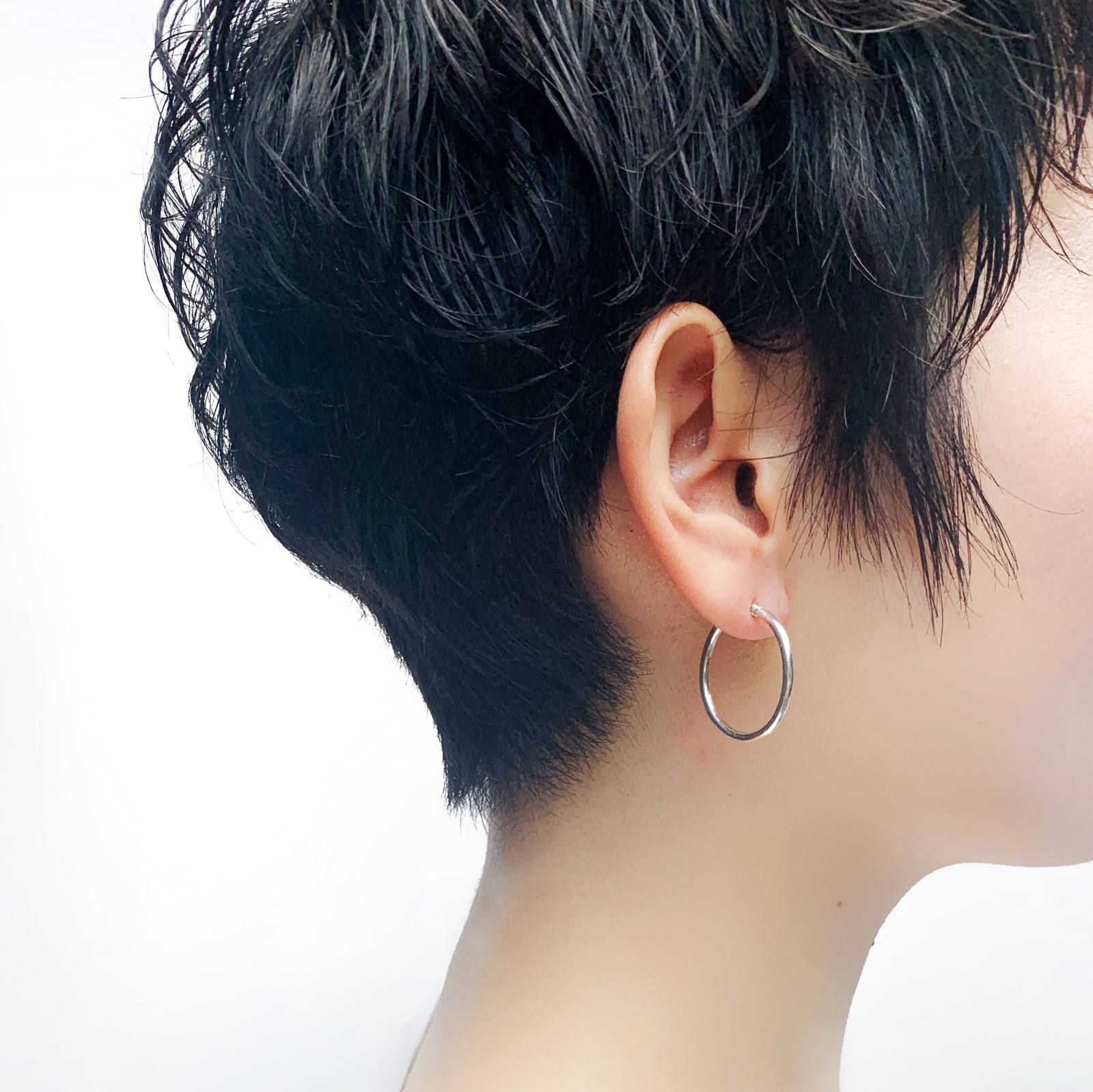 【即日発送可】トライバルフープピアス(L)＊廃番商品