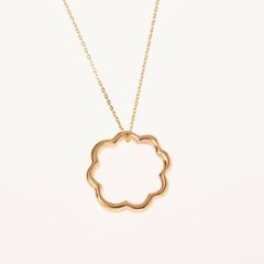 【即日発送可】ミモザネックレス(K10)