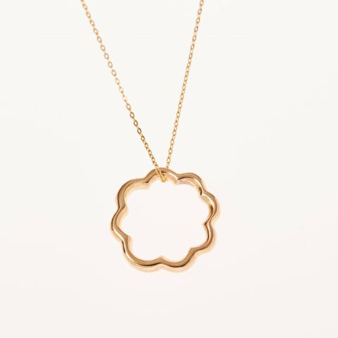 【即日発送可】ミモザネックレス(K10)