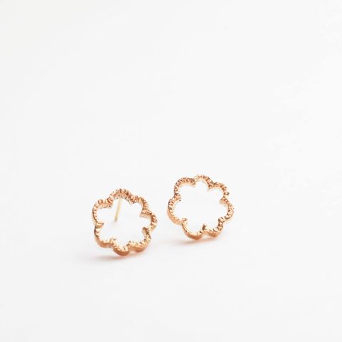 【即日発送可】ミモザピアス (K10)