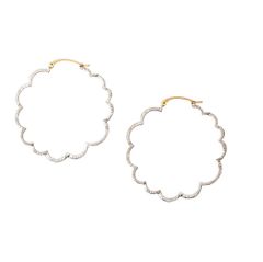 ミモザピアス(L)(シルバー)