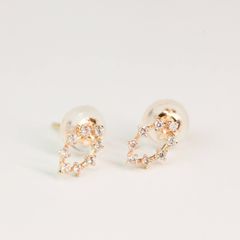 【即日発送可】スターリー ピアス(K10)