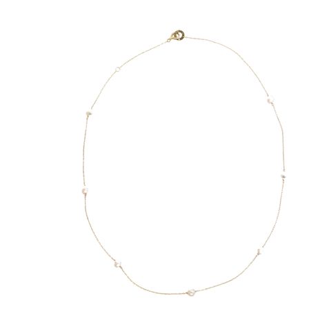 【フェア限定】パールネックレス(K10)(45cm)＊廃番商品＊現品限り