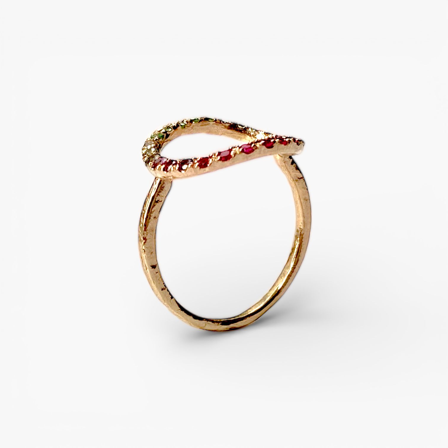 【フェア限定】グリッター ラウンドリング マルチカラー(K10)(11号)