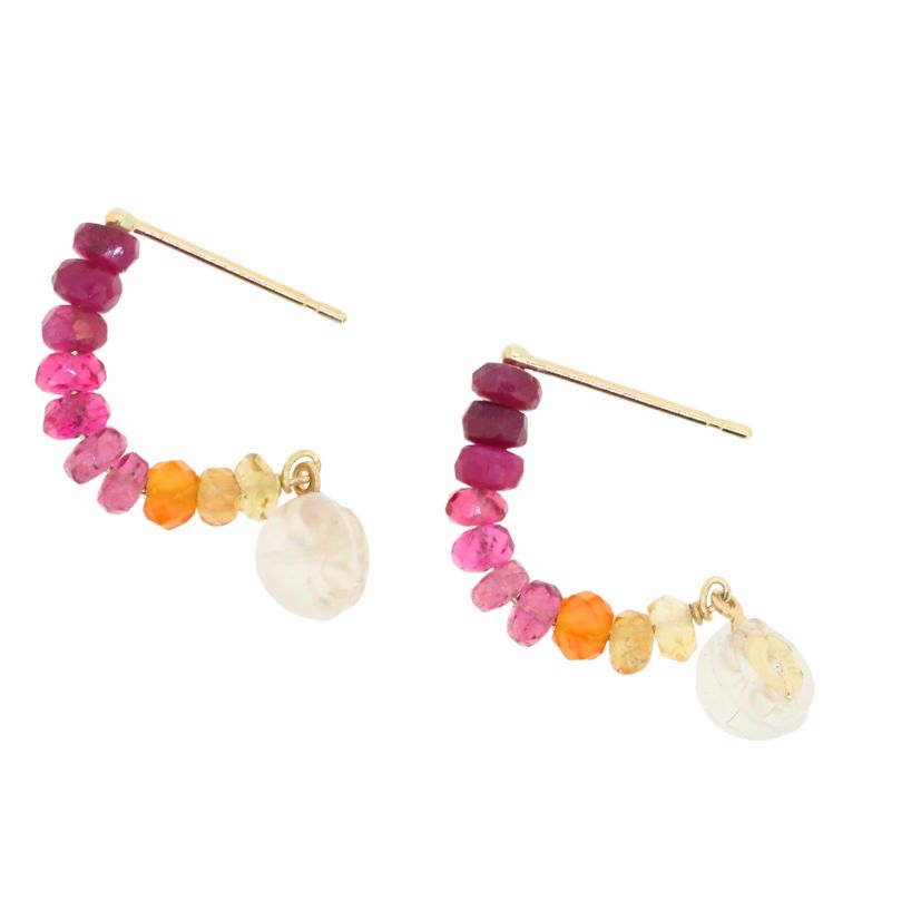 【フェア限定】グリッターマルチカラーピアス( K10)＊現品限り